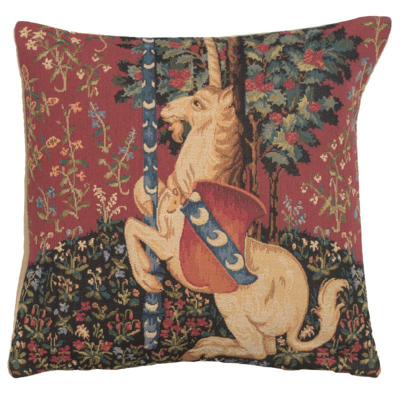 Unicorn Sitting Tapestry Pillow Cover